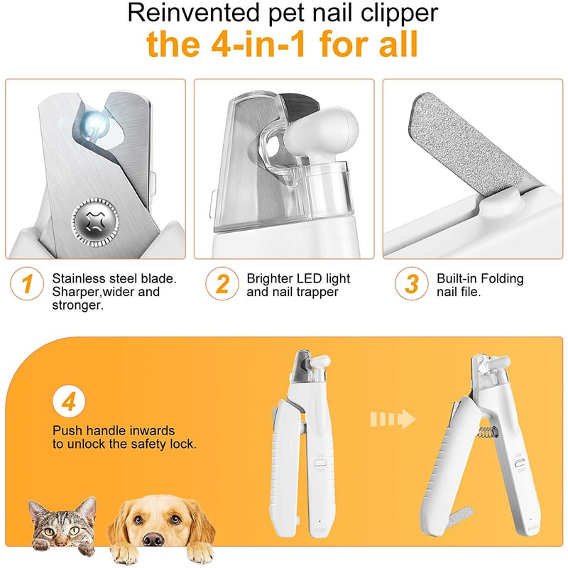 Professional Dog Nail Trimmer with Safety Guard 5