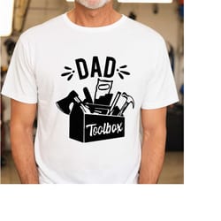 dad toolbox shirt, father shirt, happy fathers day, fathers day gift, gift for best dad, number one dad, daddy shirt, be