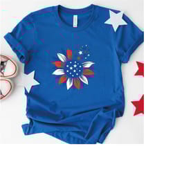 4th of july celebration shirt,4th of july sunflower shirt,sunflower independence shirt,america freedom shirt, july 4 shi