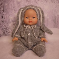 Bunny outfit for baby doll Gordi Paola Reina, Miniland, Minikane 34cm