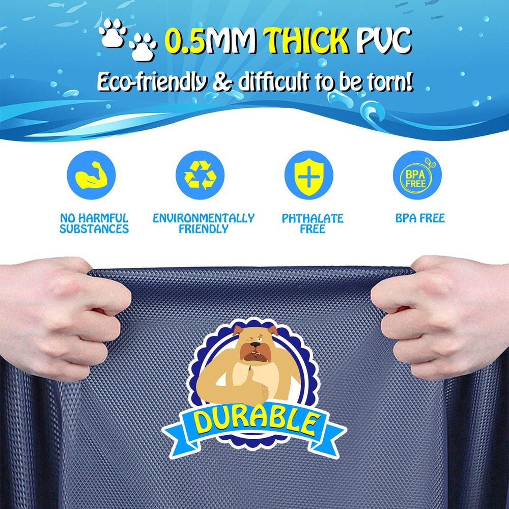 Dog and Kid Splash Pad Play Mat 5