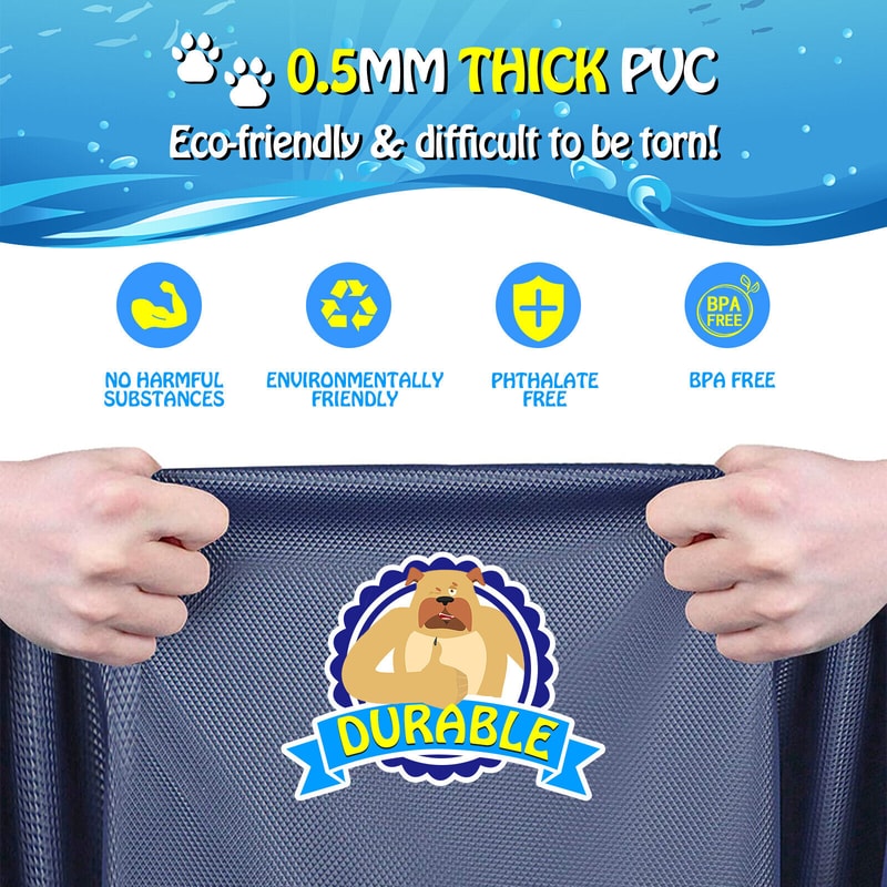 Dog and Kid Splash Pad Play Mat 5