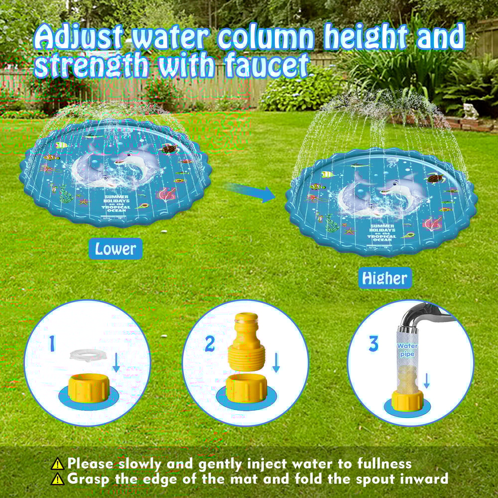 Dog and Kid Splash Pad Play Mat 4