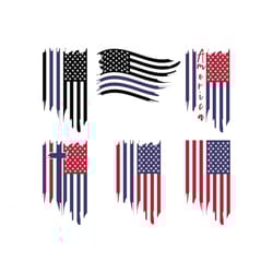 american flag svg bundle, 4th of july svg, distressed flag svg, fourth of july svg, patriotic svg, independence svg, cri