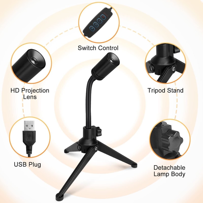 Galaxy Projector Kids Night Light Ocean Wave 8