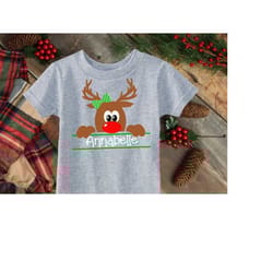 peeping reindeer svg, reindeer monogram svg, christmas monogram svg, svg, dxf, eps, ai, pdf, png, jpeg, digital cut file