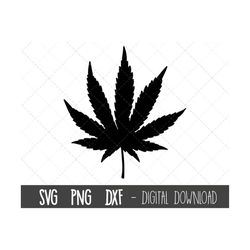 Marijuana Leaf svg, Pot leaf svg, marijuana clipart, weed svg, marijuana leaf outline silhouette svg, marijuana Cricut S