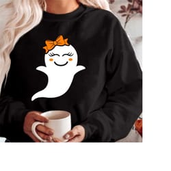 sweatshirt (1929) cute halloween ghost boo, thanksgiving happy halloween vibes spooky season ghost witch bat vampire boo