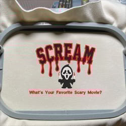 face ghost embroidery design, scream face ghost halloween horror mask embroidery file, halloween serial killer embroidery file