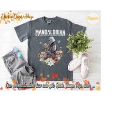 mandalorian grogu shirt, star wars this is the way, mandalorian shirt, star wars t-shirt, baby yoda shirt, comfort color