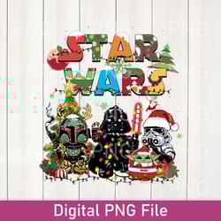 star wars funny christmas png, cute starwars characters, star wars png, christmas gifts, storm trooper, darth vader png