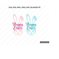 Easter SVG, Cute Bunny Face Svg, Easter Clip Art, Bunny Face SVG, Cricut, Silhouette Cut File Chevrons