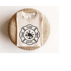 fire department svg png, fireman svg, fire dept svg, firefighter badge svg, maltese cross svg, firefighter svg cut files