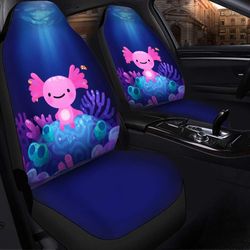 Coral Axolotl Blue Pokemon Car Seat Covers