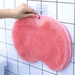 silicone shower brush back body exfoliator massager