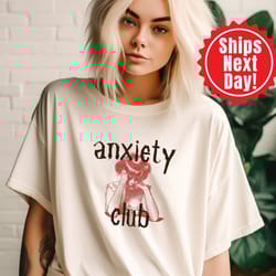 anxiety club unisex heavy blend crewneck sweatshirt