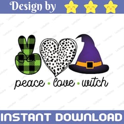 peace love witch sublimation png, witches png, peace love sublimation, peace love png, peace love design, png clipart