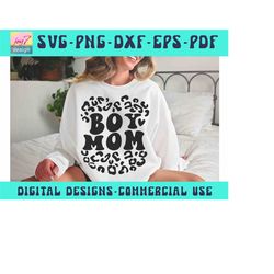 Boy Mom SVG PNG PDF, Leopard Cheetah Boy Mama Svg, Boy Svg, Funny Mom Svg, Mom Life Svg, Mother's day Svg, Cricut Silhou
