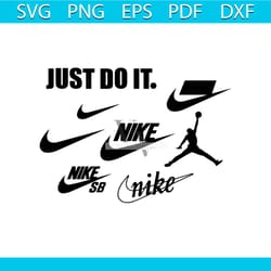 just do it bundle svg, brand svg, nike logo svg, nike just do it logo svg, nike swoosh svg, sports brand nike svg, famou