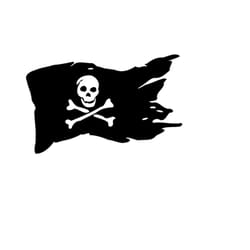 pirate flag svg tattered pirate flag svg cutting file clipart svg dxf png sure cuts a lot inkscape photoshop cnc laser c