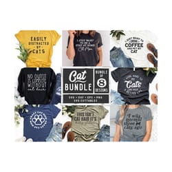 cat svg bundle - funny cut file - cat svg - dxf - eps - png - silhouette - cricut - digital file