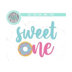 sweet one donut svg png cut file, sweet donut birthday print file, sublimation