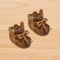 crochet baby bootie pdf pattern