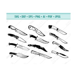 knife svg, knife clipart, knife cut file, dagger svg, weapon svg, knife silhouette, arsenal svg, arm svg, knife svg file