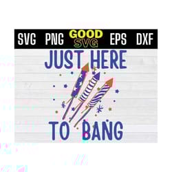 just here to bang svg, just here to bang 4th of july svg, fourth of july svg, usa flag funny svg