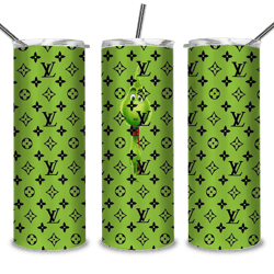 Grinch LV Png, Grinch Png, Christmas Tumbler Wrap, Grinch Christmas Tumbler Design 20oz/30oz PNG instant download