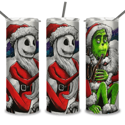 Grinch Santa Png, Grinch Png, Christmas Tumbler Wrap, Grinch Christmas Tumbler Design 20oz/30oz PNG instant download