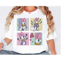 retro disney tee: nostalgic disneyland daisy duck shirt - vintage daisy duck adventure shirt - disney fashion for girls,