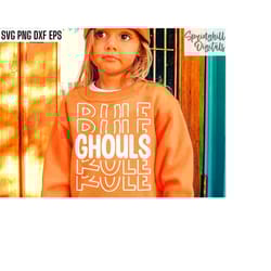 ghouls rule shirt | kids halloween svgs | fall quote cut file | little girl tshirt design | halloween t-shirt | svg file