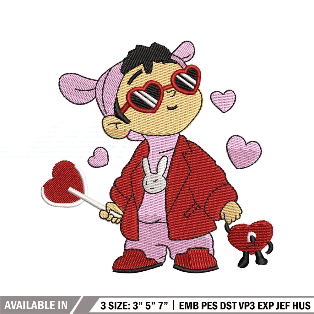 Valentine Baby Benito embroidery design, Valentine embroidery, embroidery file, Valentine design, Digital download.jpg