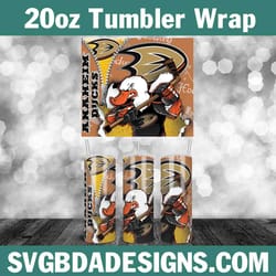 anaheim ducks tumbler template 20oz, 20oz nhl tumbler wrap, nhl hockey template wrap, anaheim ducks hockey tumbler wrap