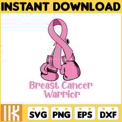 breast cancer svg, breast cancer warrior svg, cancer svg, cancer awareness, instant download, ribbon svg