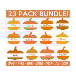 pumpkin split monogram svg bundle,pumpkin svg,pumpkin vector,halloween svg,pumpkin shirt svg,fall clipart,autumn clipart,cut file for cricut