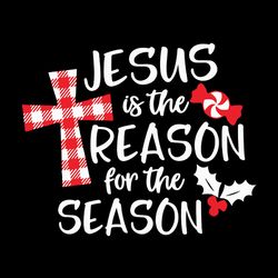 Christmas Svg, Jesus is the Reason for the Season Svg, Christian Svg file, Logo Christmas Svg, Instant download