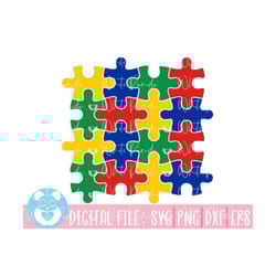autism puzzle svg, autism svg, puzzle piece svg, autism awareness, puzzle svg, jigsaw svg, heart svg, ribbon svg, autism