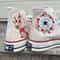 Custom Floral Embroidered Shoes, Handmade Embroidered Converse, Converse Custom, Converse Wreath Flower, Custom Flower Chuck Taylor 1970s - 8.jpg