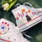 Custom Floral Embroidered Shoes, Handmade Embroidered Converse, Converse Custom, Converse Wreath Flower, Custom Flower Chuck Taylor 1970s - 4.jpg