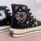 Custom Floral Embroidered Shoes, Handmade Embroidered Converse, Converse Custom, Converse Wreath Flower, Custom Flower Chuck Taylor 1970s - 4.jpg