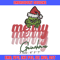 Merry Grinch logo Embroidery design, Grinch Christmas Embroidery, logo design, Embroidery File, Digital download..jpg