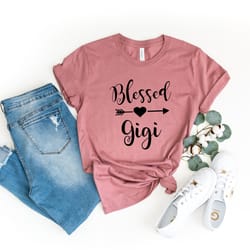 blessed gigi, gigi shirt png grandma gift, gift for grandma, grandma birthday, blessed grandma shirt png,nana shirt png