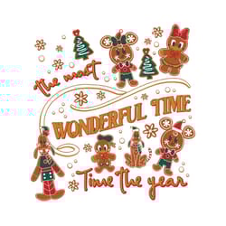 its the most wonderful time of the year gingerbread svg