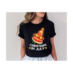 christmas in july watermelon xmas tree png, summer vibes png, christmas in july png,beach vacation, holiday png,tropica