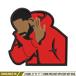 drake meme embroidery design, drake embroidery, embroidery file, embroidery shirt, emb design,digital download