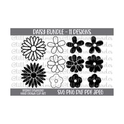 daisy svg bundle, daisy png bundle, daisy vector bundle, daisy clipart bundle, daisy clip art bundle, daisy flower svg, daisies svg bundle