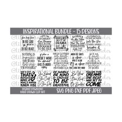 inspirational svg bundle, motivational quotes, mental health svg, you are enough svg, self love svg, inspiring quotes svg, girl power svg