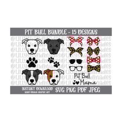 pit bull svg bundle, pit bull clipart, pit bull png, pit bull mom svg, pit bull dad svg, pit bull vector, pit bull clipart, pittie svg